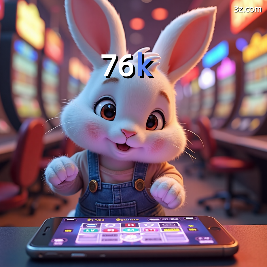 Imagem promocional da 76k mostrando a plataforma e suas vantagens